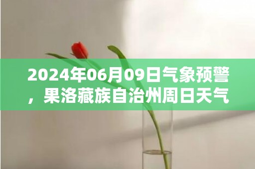 2024年06月09日气象预警，果洛藏族自治州周日天气预报 大部小雨