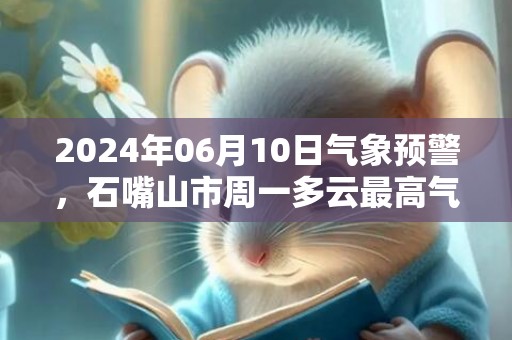 2024年06月10日气象预警，石嘴山市周一多云最高气温33℃