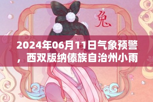 2024年06月11日气象预警，西双版纳傣族自治州小雨最高气温31℃