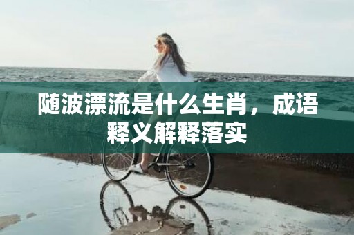 随波漂流是什么生肖，成语释义解释落实插图