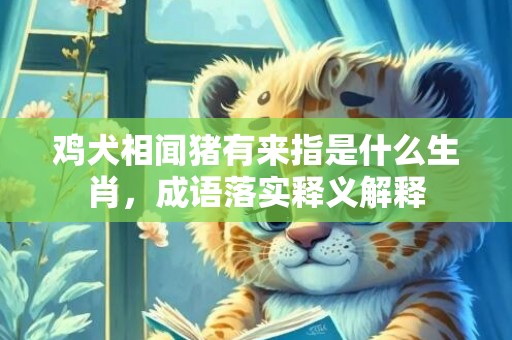 鸡犬相闻猪有来指是什么生肖，成语落实释义解释插图