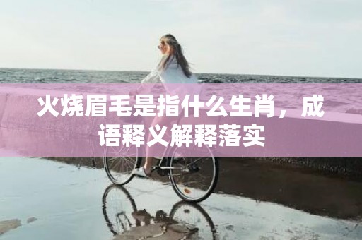 火烧眉毛是指什么生肖，成语释义解释落实插图