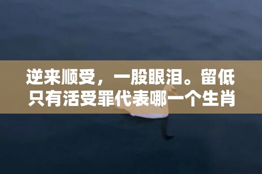 逆来顺受，一股眼泪。留低只有活受罪代表哪一个生肖，成语释义解释落实插图