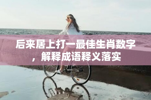 后来居上打一最佳生肖数字，解释成语释义落实插图