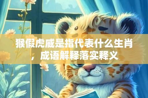 猴假虎威是指代表什么生肖，成语解释落实释义插图