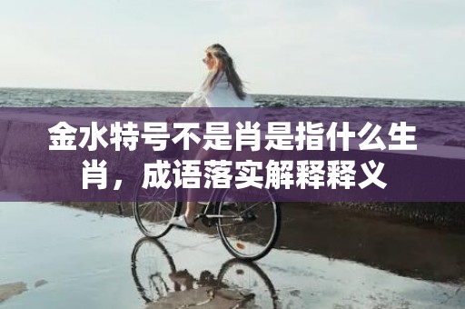 金水特号不是肖是指什么生肖，成语落实解释释义插图