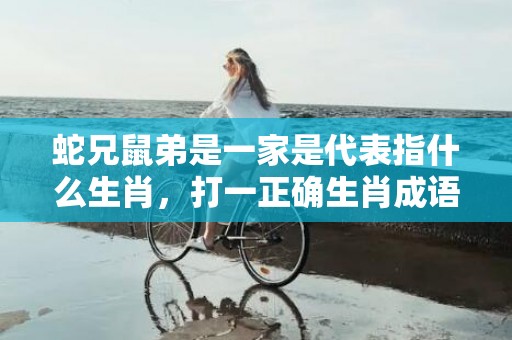 蛇兄鼠弟是一家是代表指什么生肖，打一正确生肖成语落实释义插图