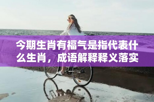 今期生肖有福气是指代表什么生肖，成语解释释义落实插图