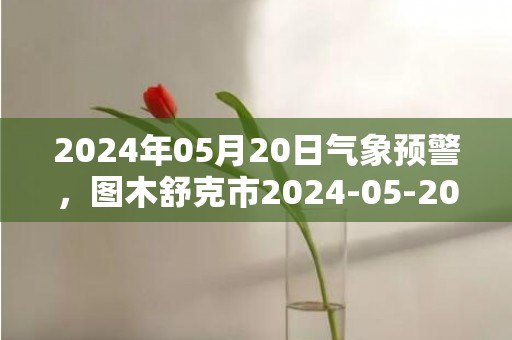 2024年05月20日气象预警，图木舒克市2024-05-20天气预报 大部多云