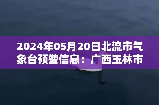 2024年05月20日北流市气象台预警信息：广西玉林市北流市发布暴雨橙色预警