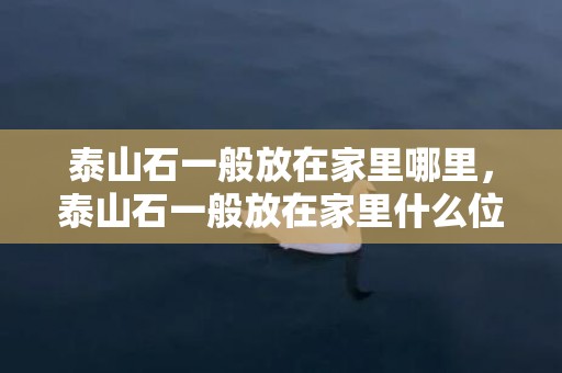 泰山石一般放在家里哪里，泰山石一般放在家里什么位置