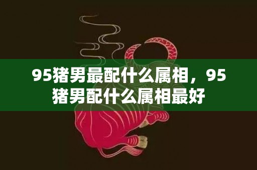 95猪男最配什么属相，95猪男配什么属相最好