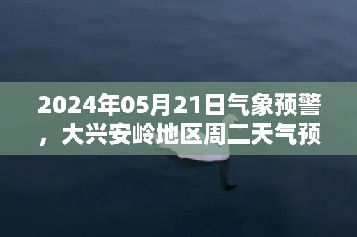 2024年05月21日气象预警，大兴安岭地区周二天气预报 大部小雨转晴