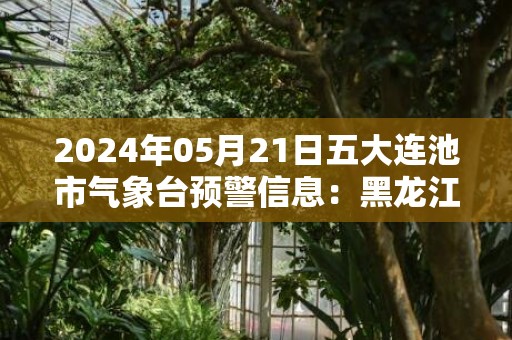 2024年05月21日五大连池市气象台预警信息：黑龙江省黑河市发布大风蓝色预警