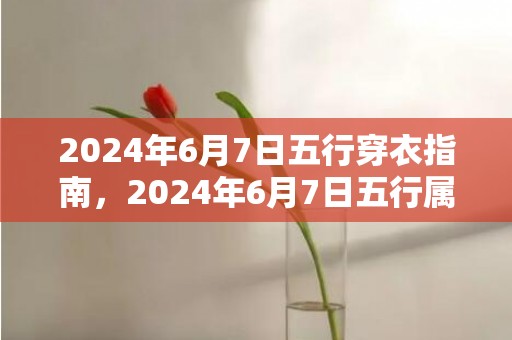 2024年6月7日五行穿衣指南，2024年6月7日五行属什么