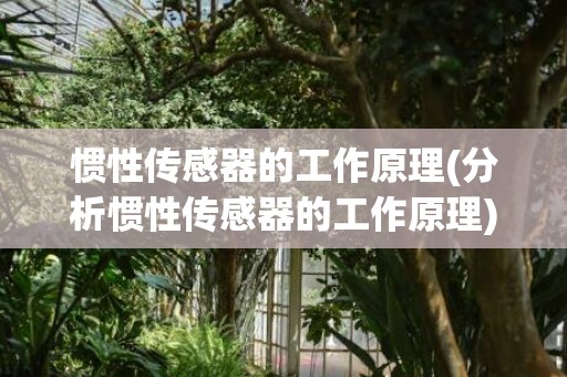 惯性传感器的工作原理(分析惯性传感器的工作原理)