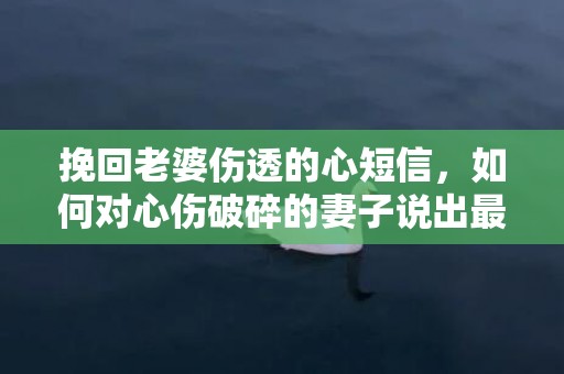 挽回老婆伤透的心短信，如何对心伤破碎的妻子说出最真挚的短信？