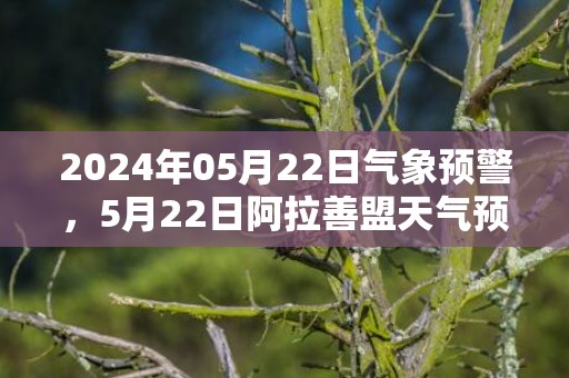 2024年05月22日气象预警，5月22日阿拉善盟天气预报 大部晴