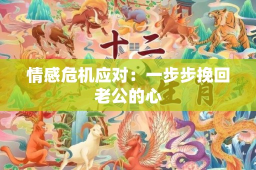 情感危机应对：一步步挽回老公的心