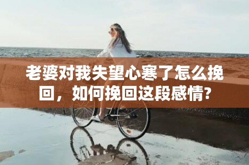 老婆对我失望心寒了怎么挽回，如何挽回这段感情?