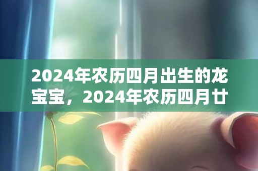 2024年农历四月出生的龙宝宝，2024年农历四月廿四出生的男宝宝命运如何