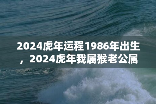 2024虎年运程1986年出生，2024虎年我属猴老公属牛适合怀孕生宝宝吗