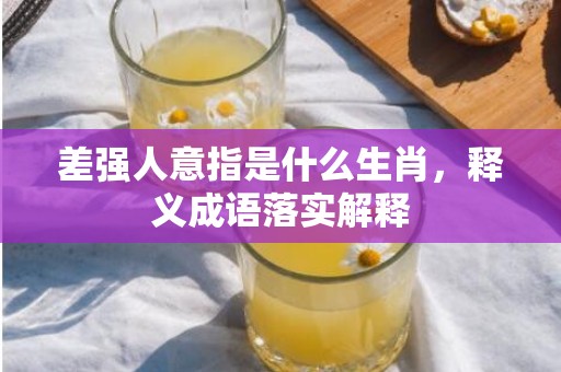 差强人意指是什么生肖，释义成语落实解释插图