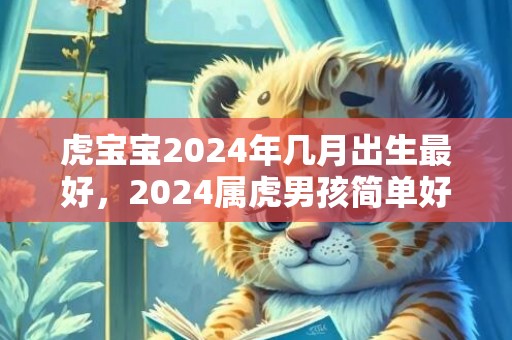 虎宝宝2024年几月出生最好，2024属虎男孩简单好听名字大全