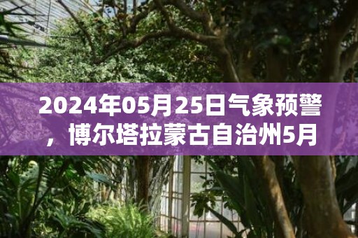 2024年05月25日气象预警，博尔塔拉蒙古自治州5月25日天气预报 大部小雨转中雨