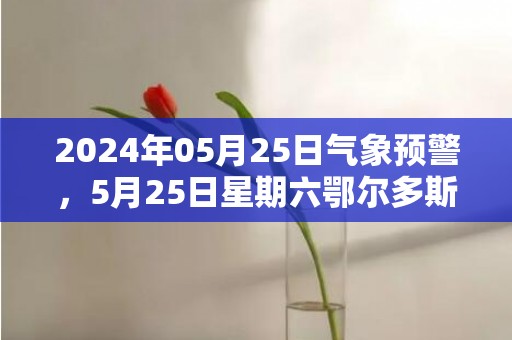 2024年05月25日气象预警，5月25日星期六鄂尔多斯天气预报 大部晴