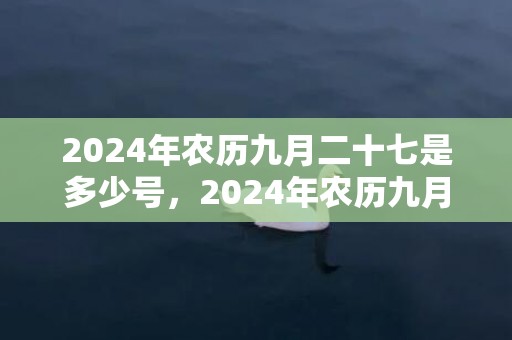 2024年农历九月二十七是多少号，2024年农历九月二十是理发的黄道吉日吗