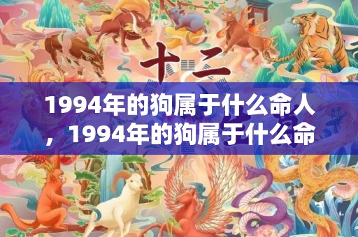 1994年的狗属于什么命人，1994年的狗属于什么命