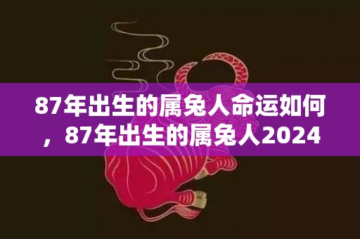 87年出生的属兔人命运如何，87年出生的属兔人2024年可以结婚吗