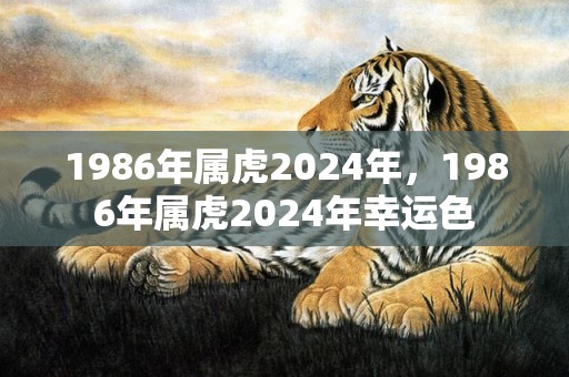 1986年属虎2024年，1986年属虎2024年幸运色