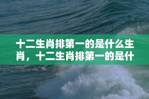 十二生肖排第一的是什么生肖，十二生肖排第一的是什么排最后的是什么