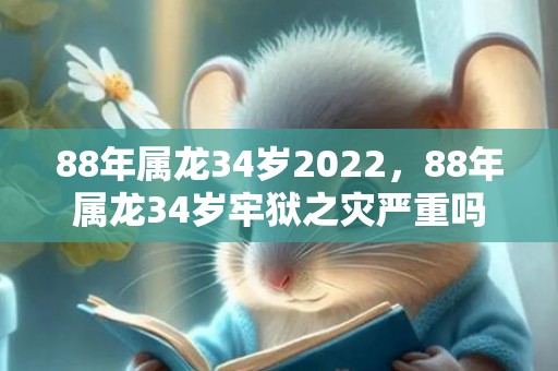 88年属龙34岁2022，88年属龙34岁牢狱之灾严重吗