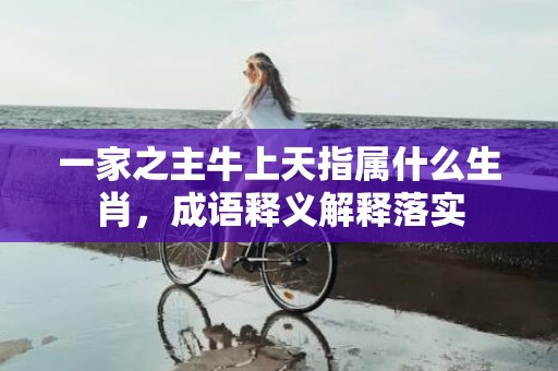 一家之主牛上天指属什么生肖，成语释义解释落实