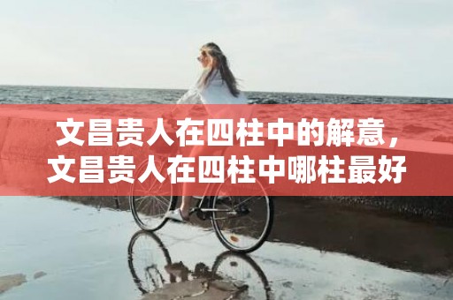 文昌贵人在四柱中的解意，文昌贵人在四柱中哪柱最好