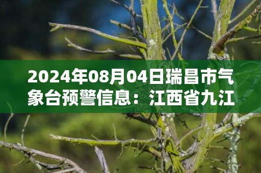 2024年08月04日瑞昌市气象台预警信息：江西省九江市瑞昌市更新高温橙色预警