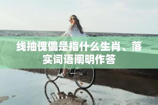 线抽傀儡是指什么生肖、落实词语阐明作答