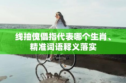 线抽傀儡指代表哪个生肖、精准词语释义落实