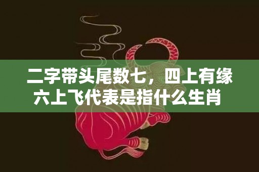 二字带头尾数七，四上有缘六上飞代表是指什么生肖 ·最佳释义成语解释最佳答