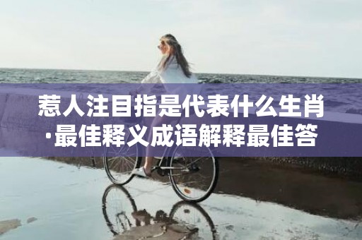 惹人注目指是代表什么生肖·最佳释义成语解释最佳答