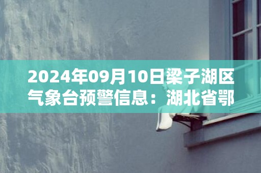 2024年09月10日梁子湖区气象台预警信息：湖北省鄂州市梁子湖区发布高温橙色预警