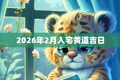 2026年2月入宅黄道吉日