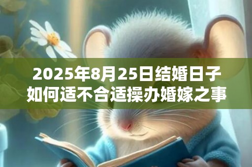 2025年8月25日结婚日子如何适不合适操办婚嫁之事