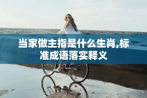 当家做主指是什么生肖,标准成语落实释义