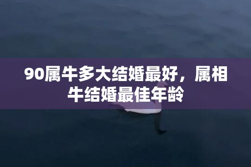 90属牛多大结婚最好，属相牛结婚最佳年龄