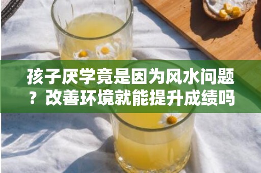 孩子厌学竟是因为风水问题？改善环境就能提升成绩吗？