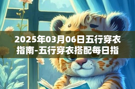 2025年03月06日五行穿衣指南-五行穿衣搭配每日指南